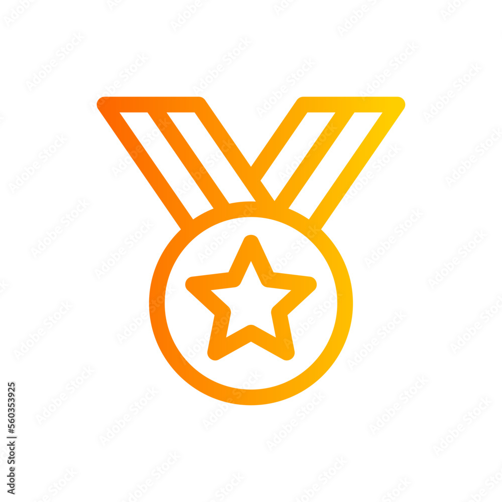 prize gradient icon prize gradient icon