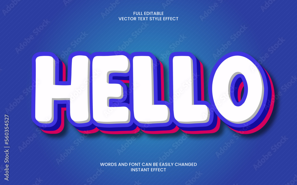 Hello Text Effect Hello Text Effect