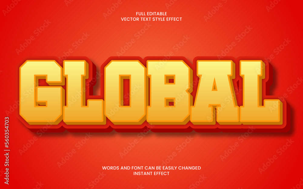 Global Text Effect Global Text Effect