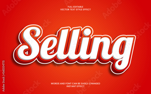Selling Text Effect