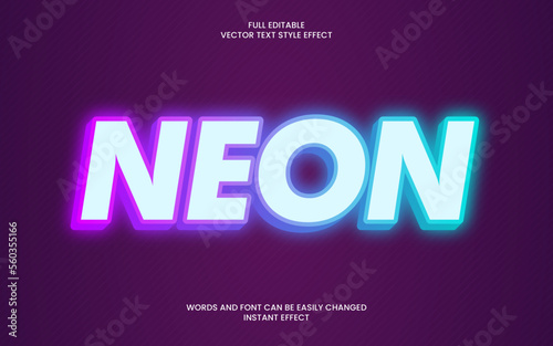 Neon Text Effect