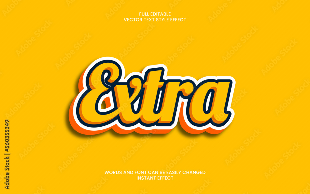 Extra Text Effect Extra Text Effect