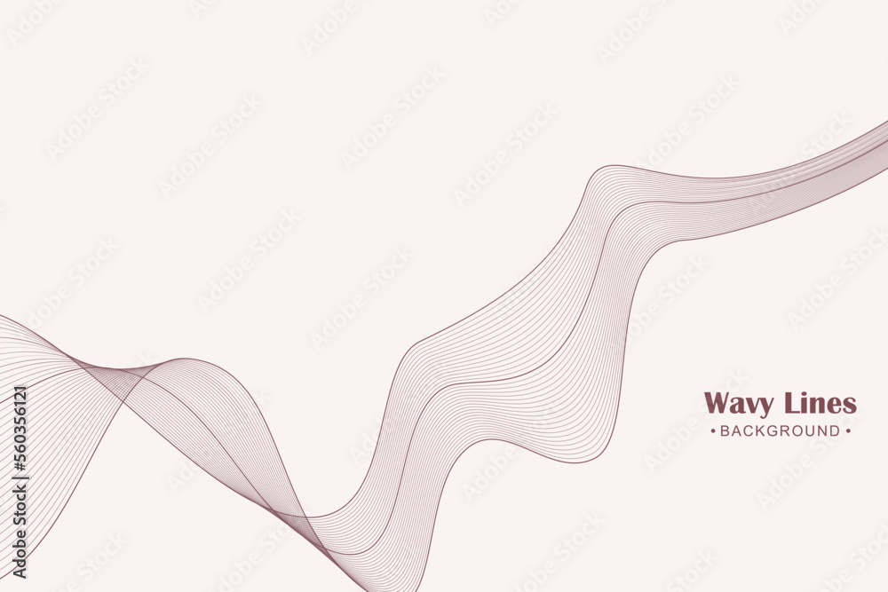 Abstract background with flowing lines waves Abstract background with flowing lines waves