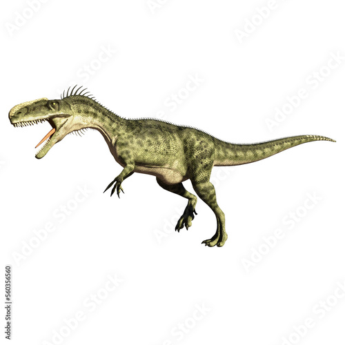 dinosaur megalosaurus 3d render