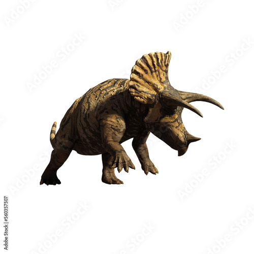 dinosaur triceratops 3d render © david