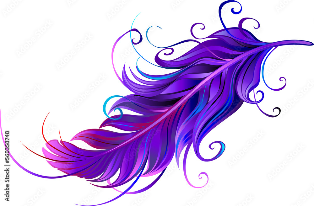 Purple Feather Purple Feather