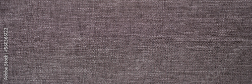 Dark gray brown fabric textile background. Quality linen fabric