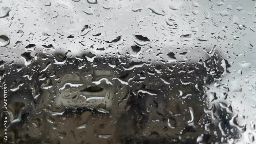 rain drops on window