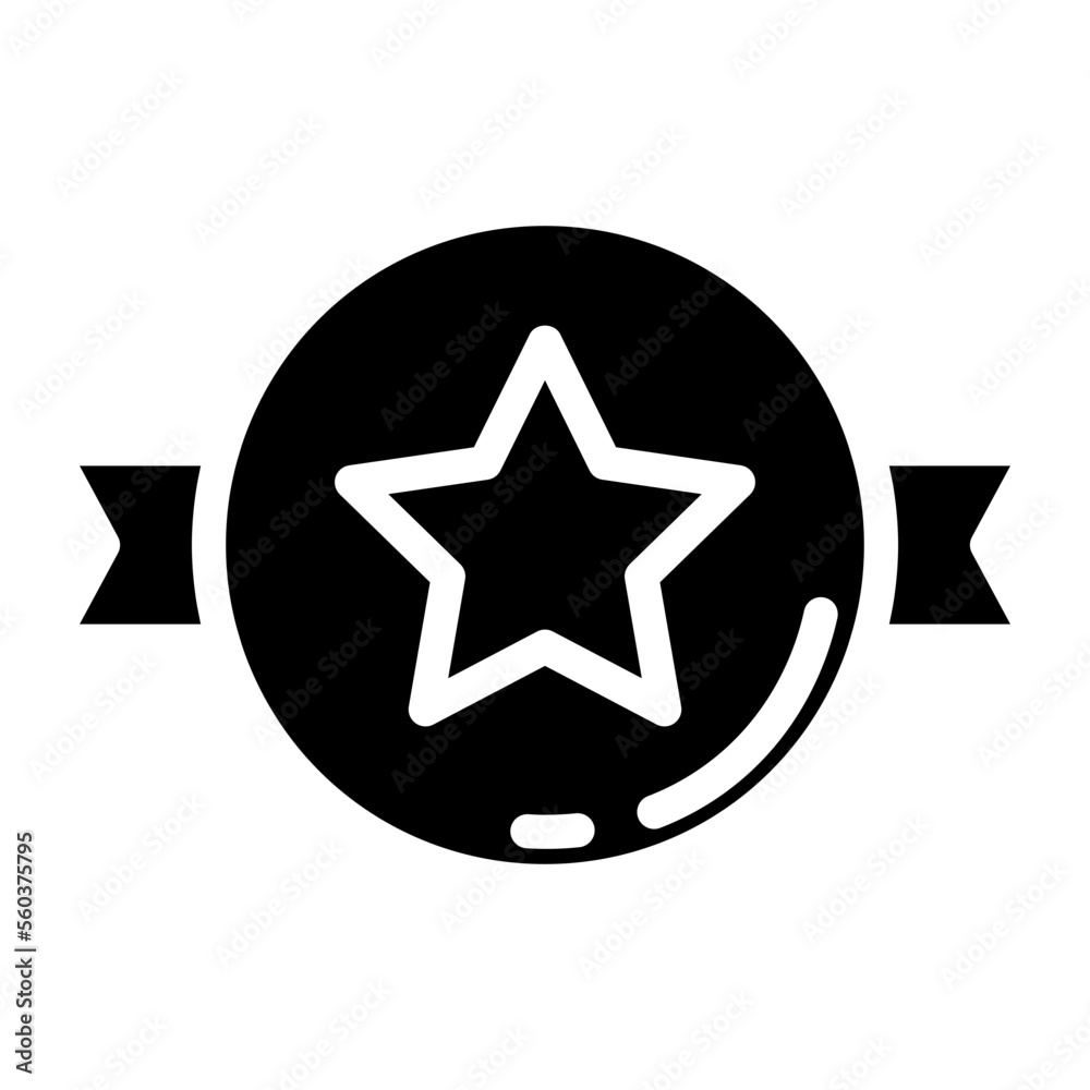 award ribbon glyph award ribbon glyph