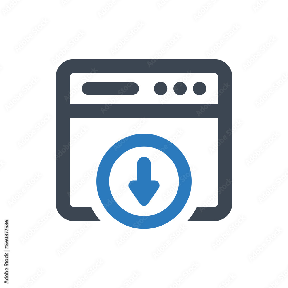 Download Website icon - vector illustration . Web, Website, Download, Browser, Save, Webpage, Arrow, internet, site, line, outline, icons . Download Website icon - vector illustration . Web, Website, Download, Browser, Save, Webpage, Arrow, internet, site, line, outline, icons .