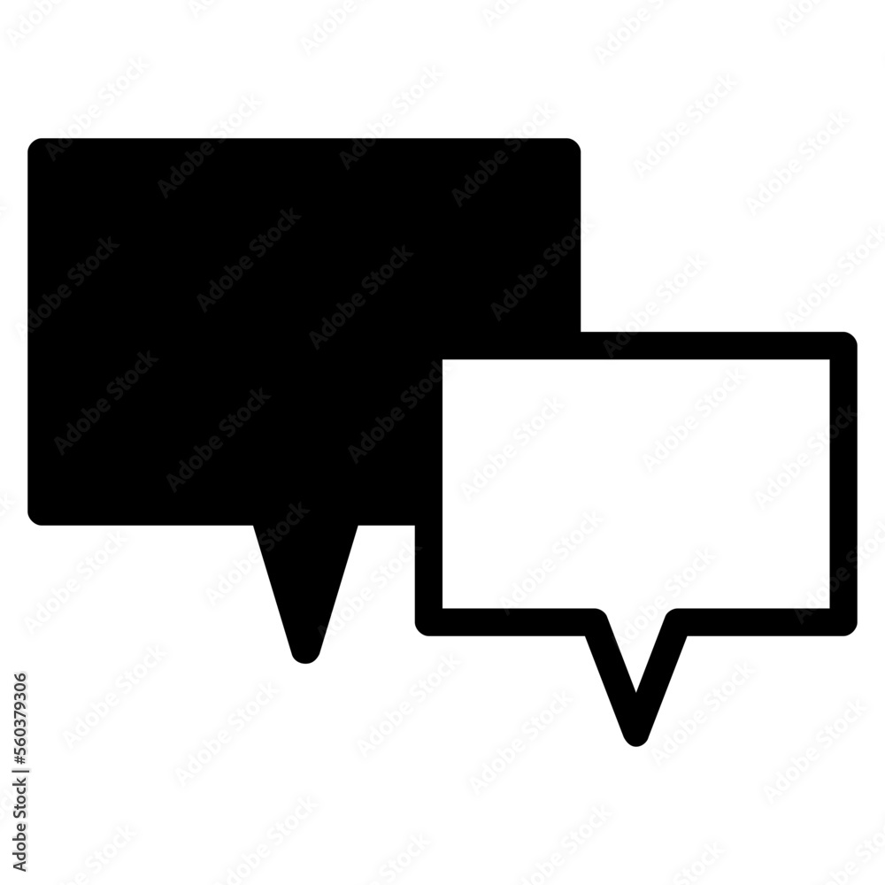 speech bubble glyph icon speech bubble glyph icon
