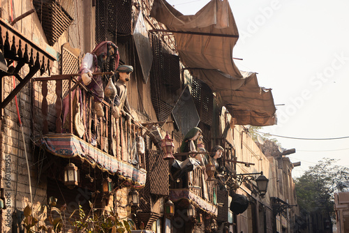 Khan El Khalili market in Islamic Cairo photo