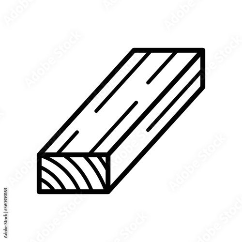 lumber wood icon vector design template in white background
