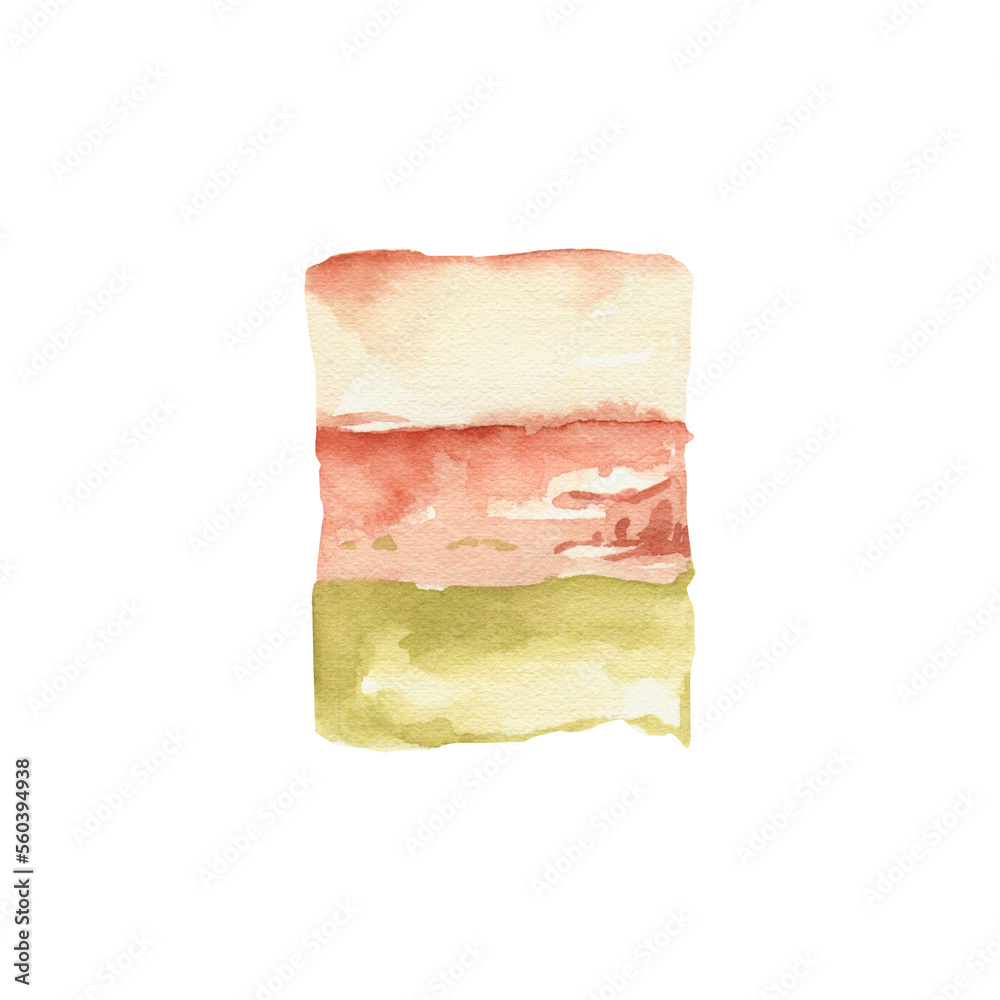 Watercolor ice cream clipart. Digital food illustration. Summer food.