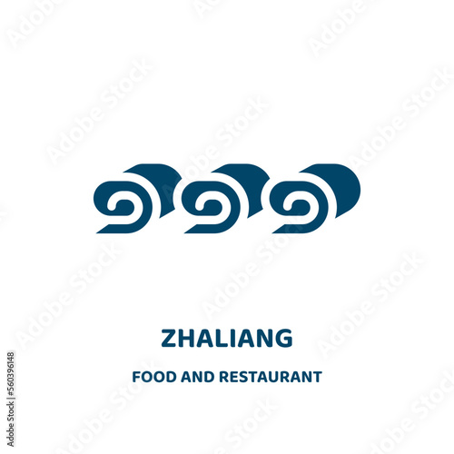 zhaliang vector icon from food and restaurant collection. keg filled flat symbol for mobile concept and web design. Black pork glyph icon. Isolated sign, logo illustration. Vector graphics.