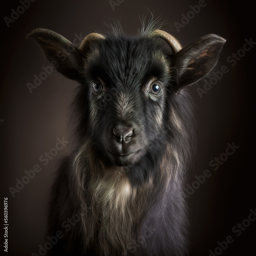 Farmyard Goat Portrait