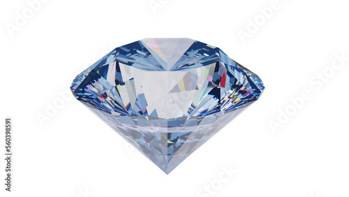 diamond isolated on white, png transparent diamond 3d rendering