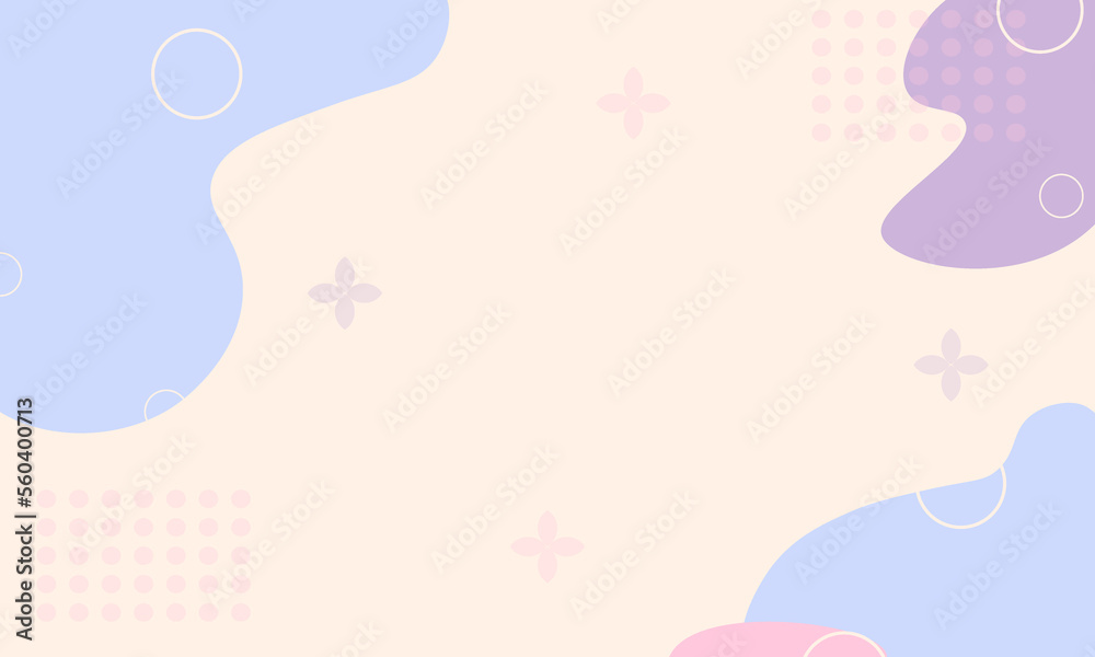 Abstract background template. Contemporary collage with organic shapes and line in pastel colors. for wall framed prints, canvas prints, poster, home decor, cover, wallpaper. Vector Illustration Abstract background template. Contemporary collage with organic shapes and line in pastel colors. for wall framed prints, canvas prints, poster, home decor, cover, wallpaper. Vector Illustration
