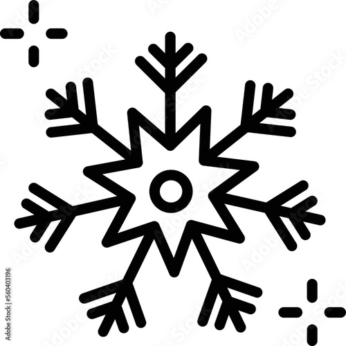 Snowflake Vector Icon 