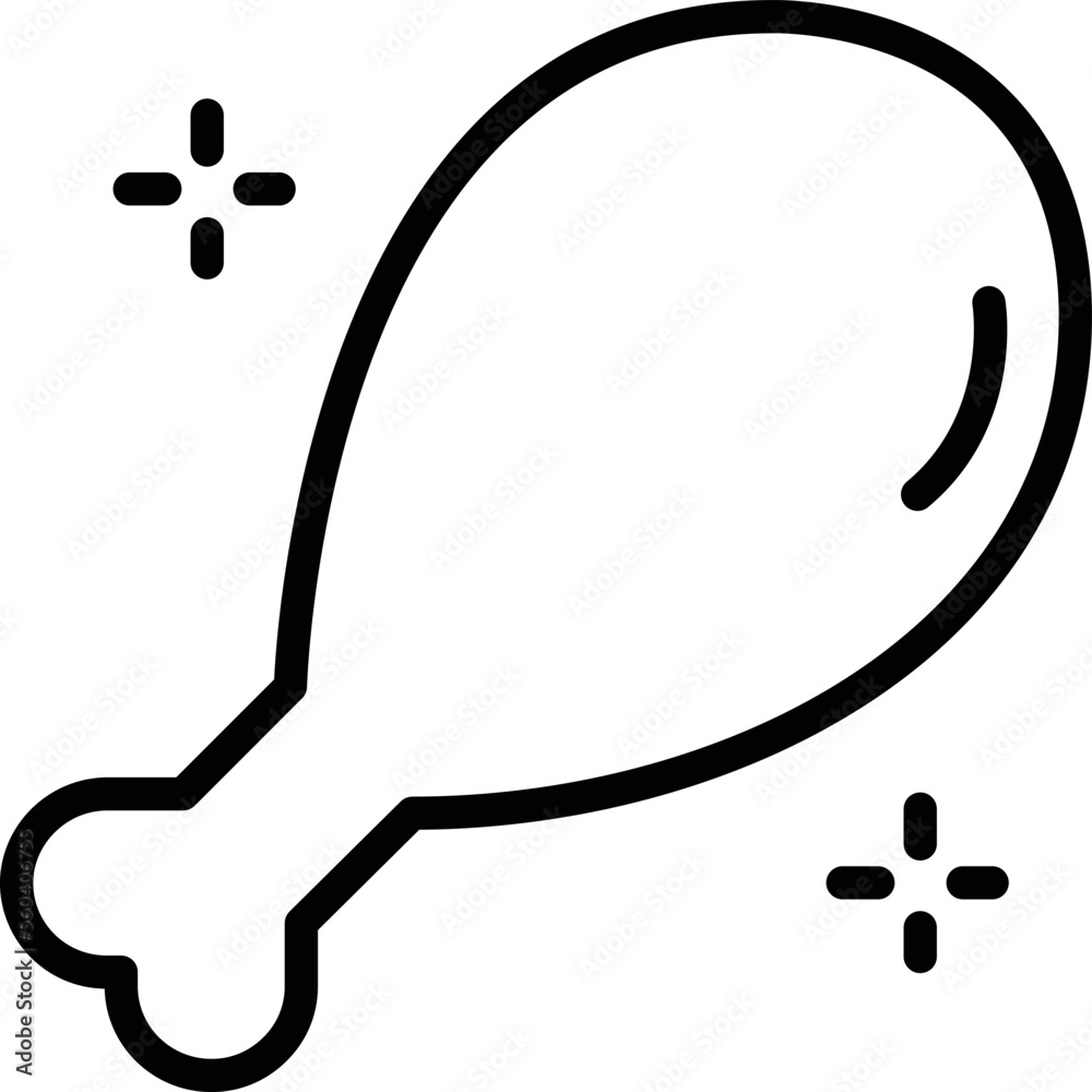 Chicken Leg Vector Icon
Chicken Leg Vector Icon