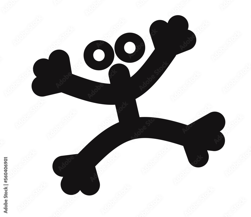 Coqui Frog on white background. Coqui Frog symbol. flat style. Stock