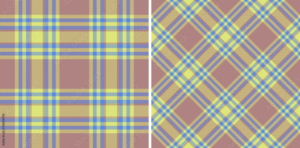 Obraz premium Check seamless tartan. Background pattern texture. Fabric vector textile plaid.
