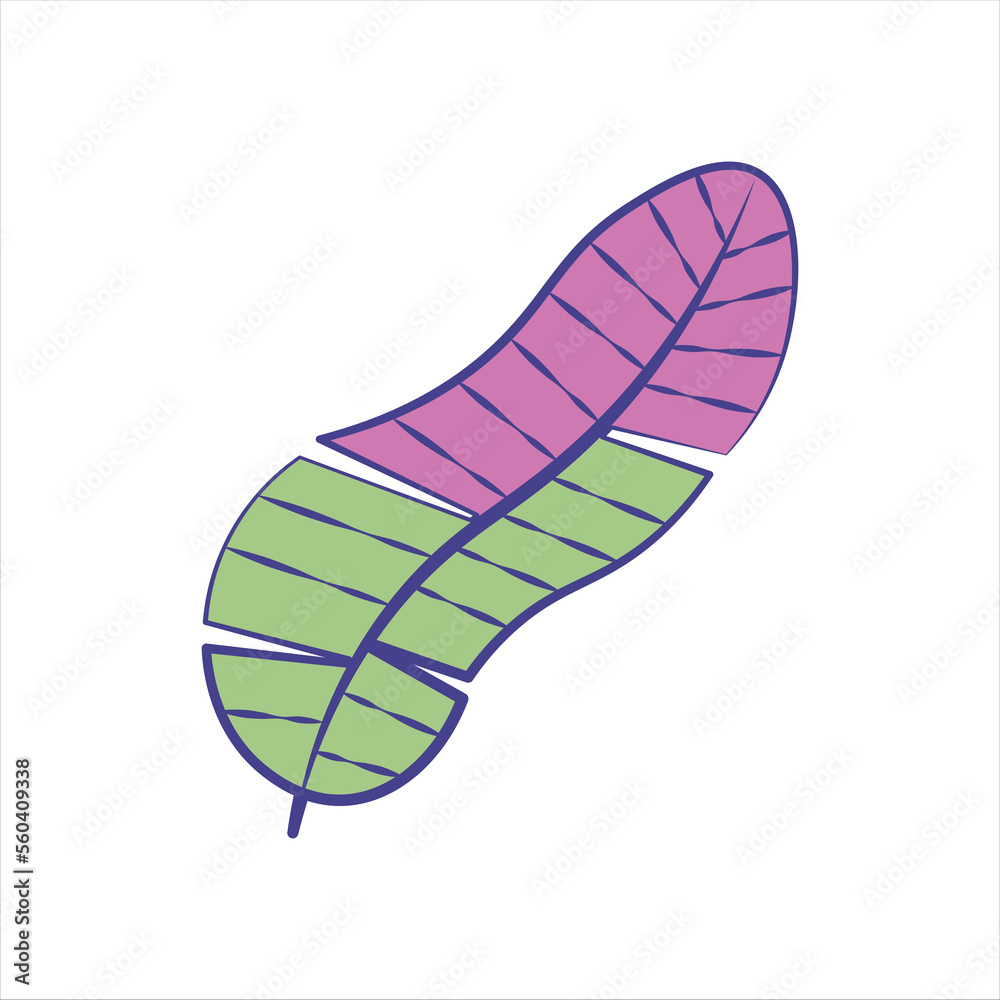 Bright Green and Purple Leaves Bright Green and Purple Leaves
