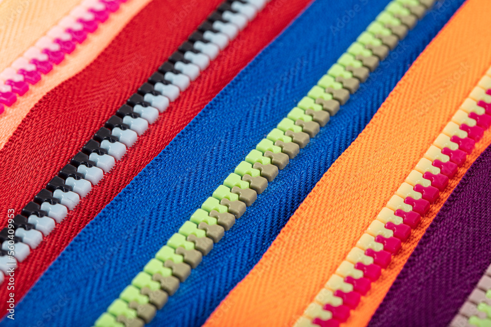 Assorted YKK Nylon Zippers. The Hottest Colors of The SeasonGreat for