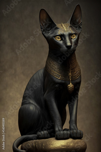 Portrait of an ancient Egyp...