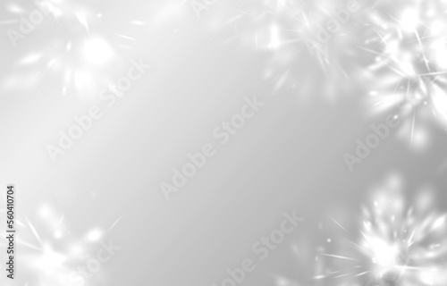 silver abstract background with stars