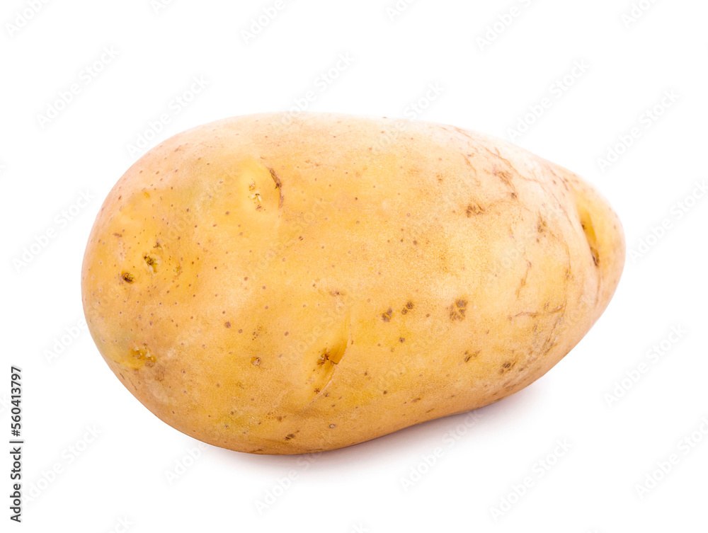 Raw potato isolated on white background. Raw potato isolated on white background.