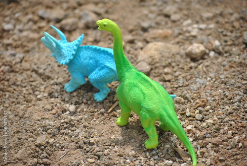 Dinosaurus on land