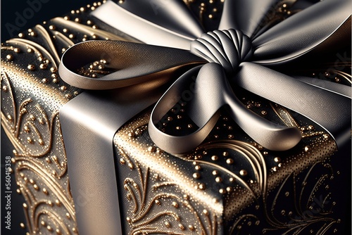 Festive gift wrapping gift ...