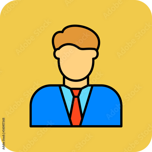 Wallpaper Mural Accountant Multicolor Round Corner Filled Line Icon Torontodigital.ca