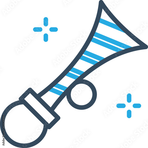 Party horn Vector Icon
