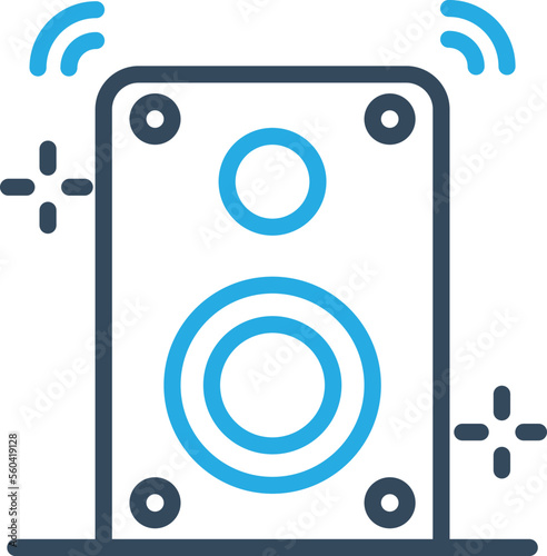 Party Woofer Vector Icon
