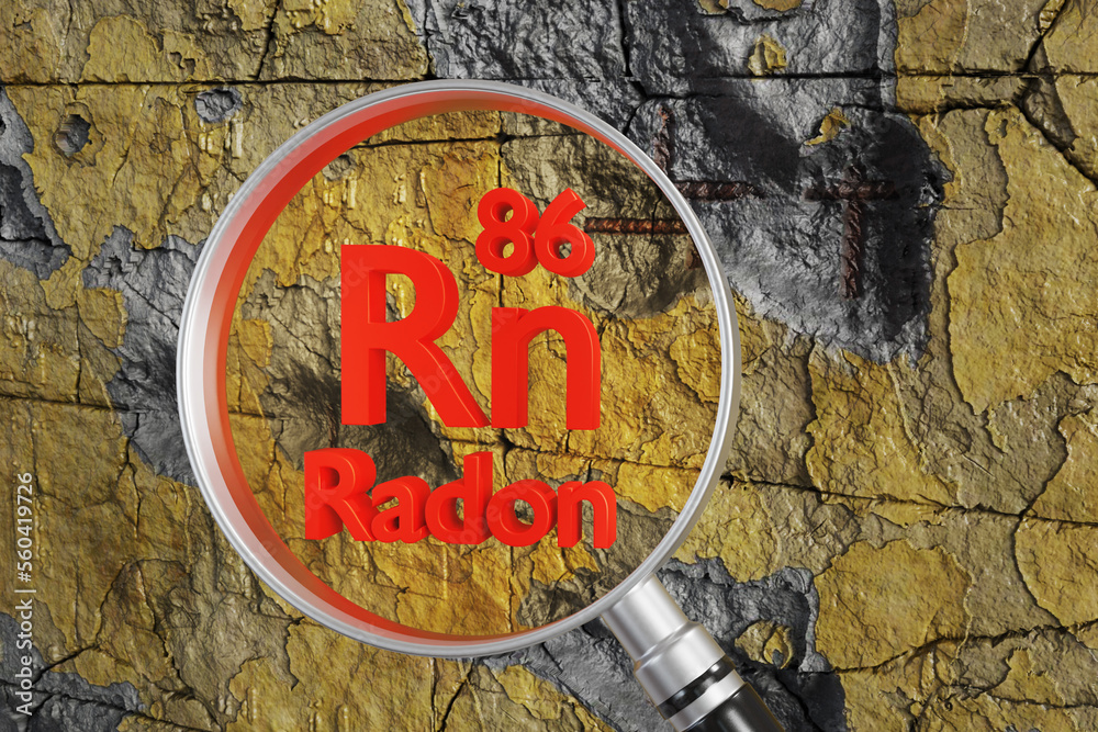Radon Gas Symbol