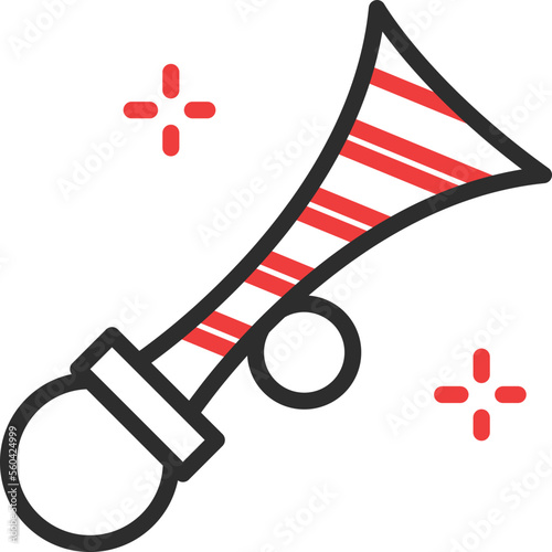 Party horn Vector Icon
