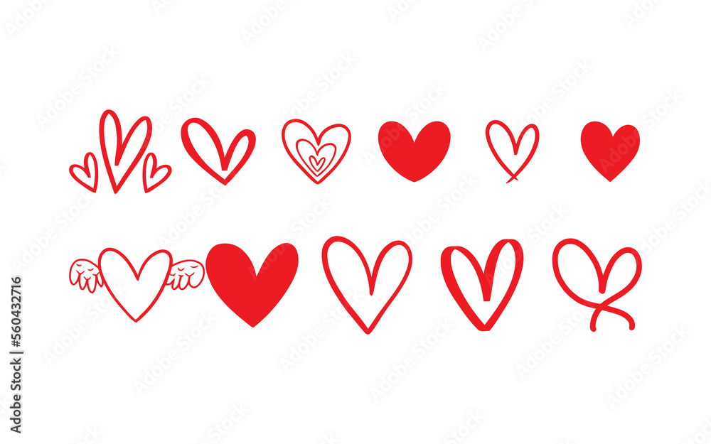 heart illustration.Red heart design icon flat.Modern flat valentine love sign.symbol for web site design, button to mobile app. Logo heart illustration,Trendy vector hart .eps
