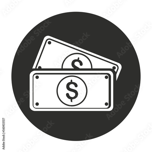 Vector Stack of Money Icon
