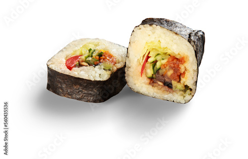 Japan sushi maki with rice