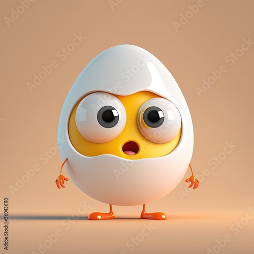 Cute Egg Character