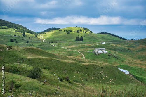 Autumn panorama of Monte Novegno, Veneto, Italy