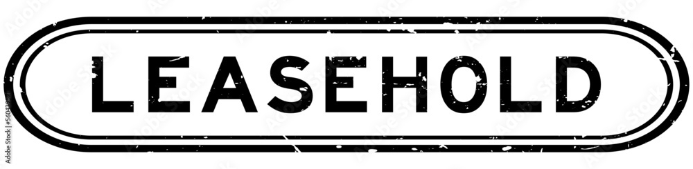 Grunge black leasehold word rubber seal stamp on white background Grunge black leasehold word rubber seal stamp on white background