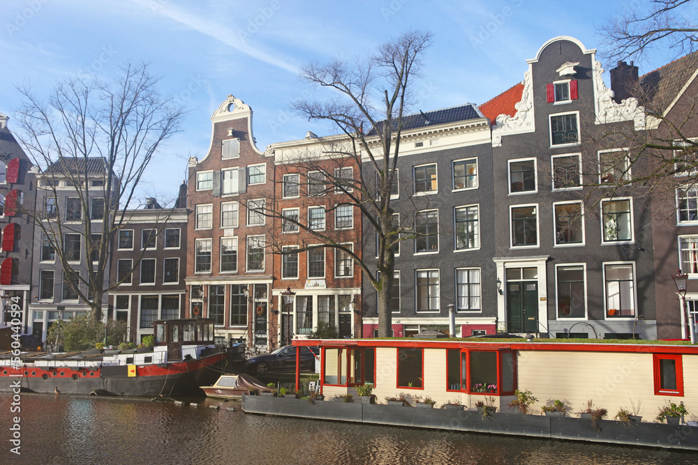 Amsterdam, Prinsengracht canal, Netherlands