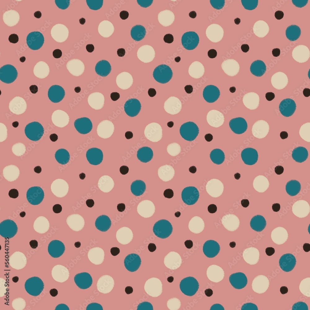 seamless simple pattern, pastel colors, simple shapes