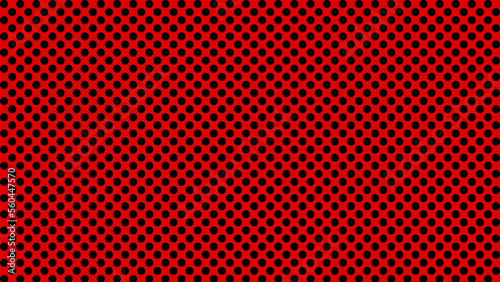 Red Metallic Circular Fiber Background. photo