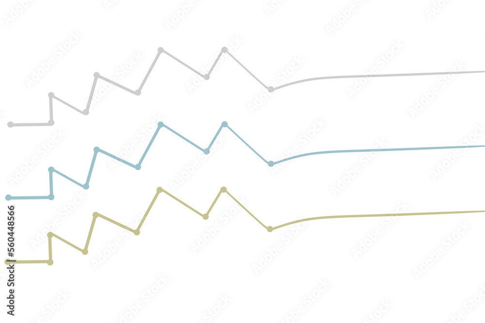 Naklejka premium graph