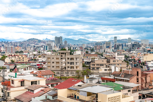Quito, Equador panorama of the capital city