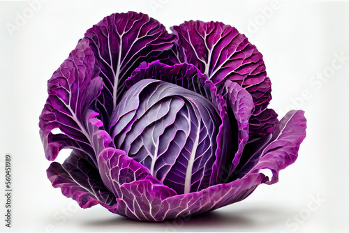 One natural Purple Cabbage